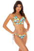 Luli Fama Just Wing It CROSS BACK BUSTIER TOP
